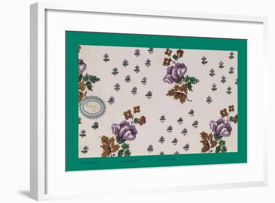 French Fabrics, 1800-50-null-Framed Giclee Print