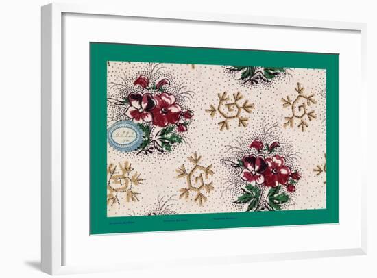 French Fabrics, 1800-50-null-Framed Giclee Print