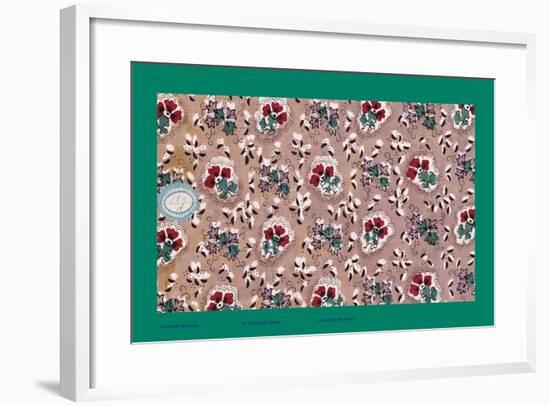 French Fabrics, 1800-50-null-Framed Giclee Print