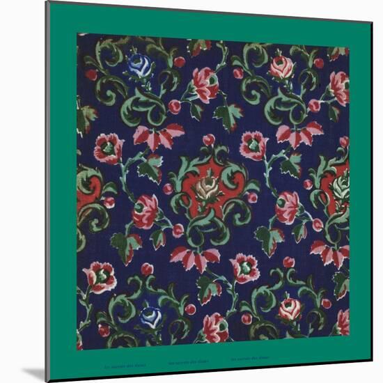 French Fabrics, 1800-50-null-Mounted Giclee Print