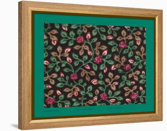 French Fabrics, 1800-50-null-Framed Premier Image Canvas