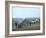 French Farmer Laying Compost on His Field from a Cart Drawn by a Percheron Horse-Loomis Dean-Framed Photographic Print