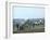 French Farmer Laying Compost on His Field from a Cart Drawn by a Percheron Horse-Loomis Dean-Framed Photographic Print