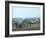 French Farmer Laying Compost on His Field from a Cart Drawn by a Percheron Horse-Loomis Dean-Framed Photographic Print