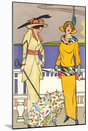 French Fashion, Art Deco-null-Mounted Art Print