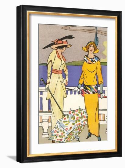 French Fashion, Art Deco-null-Framed Art Print