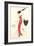 French Fashion, Borzoi-null-Framed Art Print