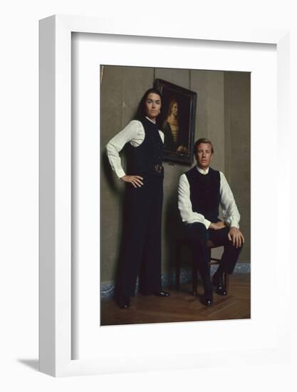 French Fashion Designer Bernard Lanvin and His Wife, Meryl, Louvre, Paris, France, 1968-Bill Ray-Framed Photographic Print