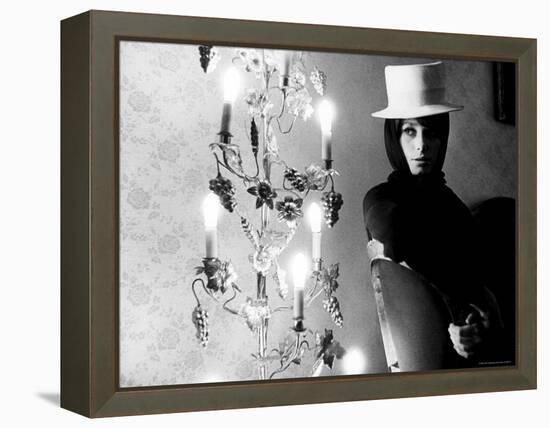 French Fashion Model Catherine Deneuve-Loomis Dean-Framed Premier Image Canvas