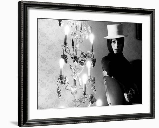 French Fashion Model Catherine Deneuve-Loomis Dean-Framed Premium Photographic Print