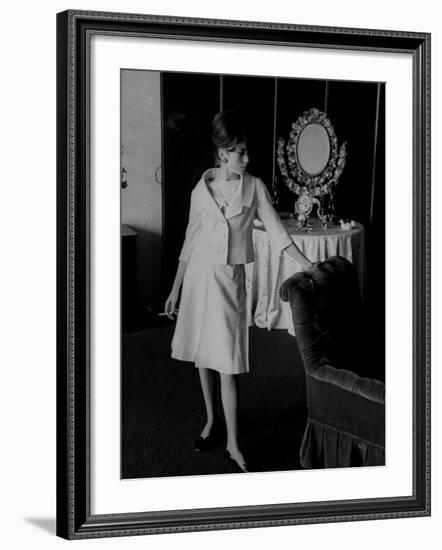 French Fashion Model Catherine Deneuve-Loomis Dean-Framed Premium Photographic Print