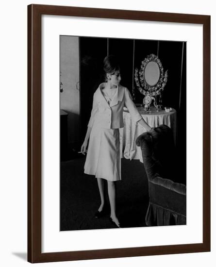 French Fashion Model Catherine Deneuve-Loomis Dean-Framed Premium Photographic Print