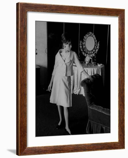 French Fashion Model Catherine Deneuve-Loomis Dean-Framed Premium Photographic Print