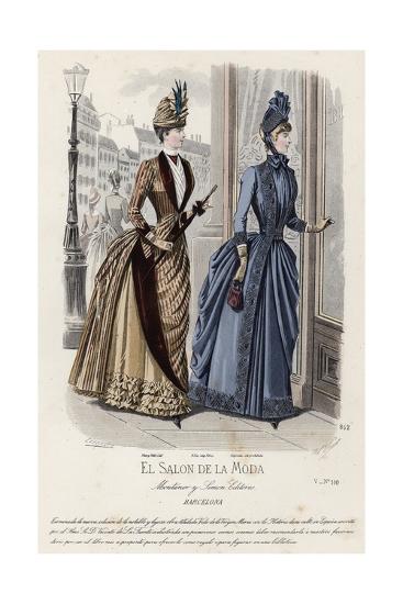 French Fashion Plate Late 19th Century Giclee Print Art Com