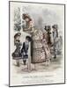 French Fashion Plate, Late 19th Century-null-Mounted Giclee Print