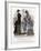 French Fashion Plate, Late 19th Century-null-Framed Giclee Print