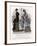 French Fashion Plate, Late 19th Century-null-Framed Giclee Print