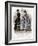 French Fashion Plate, Late 19th Century-null-Framed Giclee Print