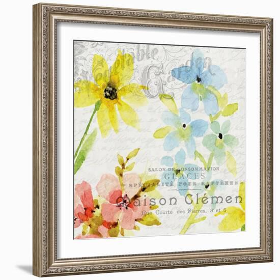 French Floral 2-Kimberly Allen-Framed Art Print