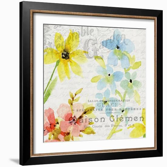 French Floral 2-Kimberly Allen-Framed Art Print