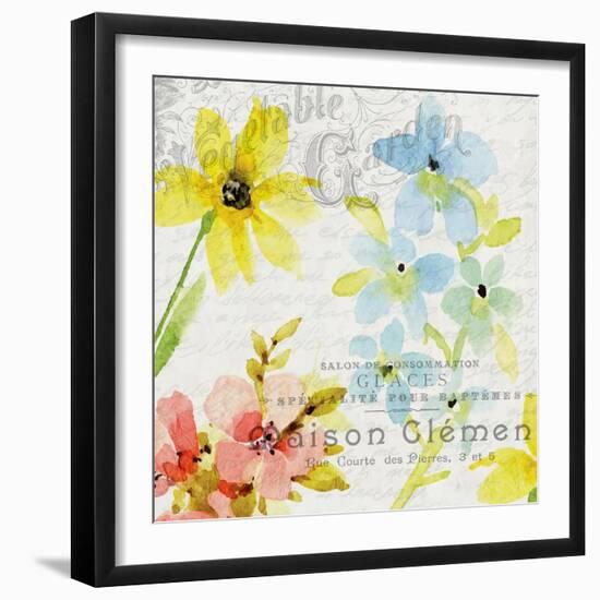 French Floral 2-Kimberly Allen-Framed Art Print