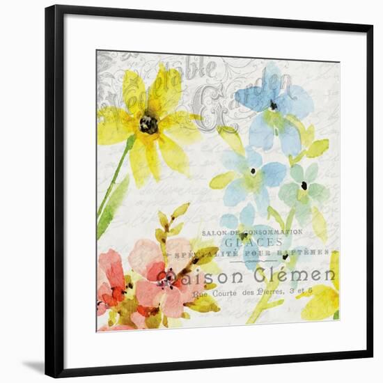 French Floral 2-Kimberly Allen-Framed Art Print