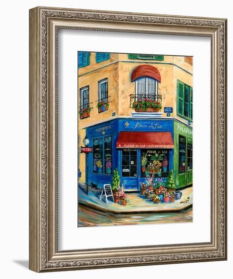 French Flower Shop-Marilyn Dunlap-Framed Art Print