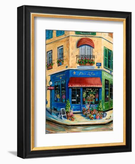 French Flower Shop-Marilyn Dunlap-Framed Art Print