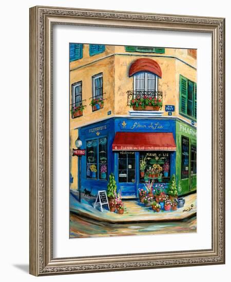 French Flower Shop-Marilyn Dunlap-Framed Art Print