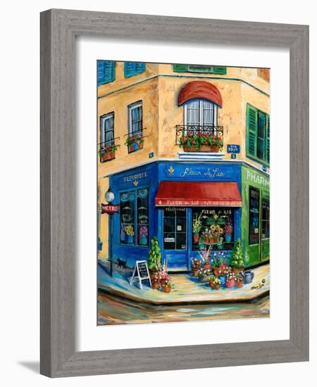 French Flower Shop-Marilyn Dunlap-Framed Art Print