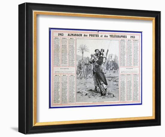 French Foreign Legion, 1913. Artist: Unknown-Unknown-Framed Giclee Print