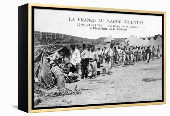 French Foreign Legion in Safsafat, Eastern Morocco, 20th Century-null-Framed Premier Image Canvas