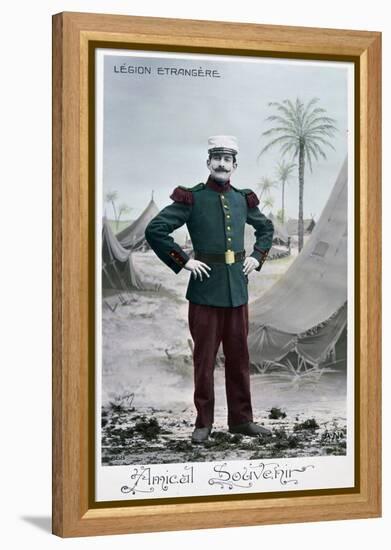 French Foreign Legion Postcard, C1900-null-Framed Premier Image Canvas