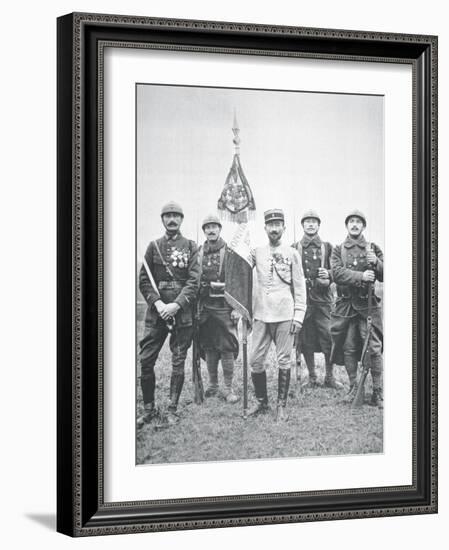 French Foreign Legion Regiment on the Western Front, 1917-French Photographer-Framed Photographic Print