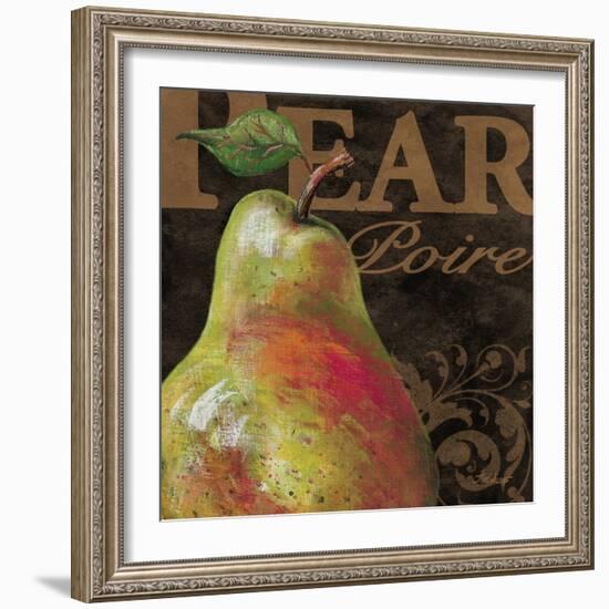 French Fruit Pear-Todd Williams-Framed Art Print