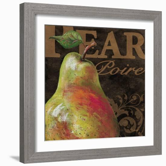 French Fruit Pear-Todd Williams-Framed Art Print