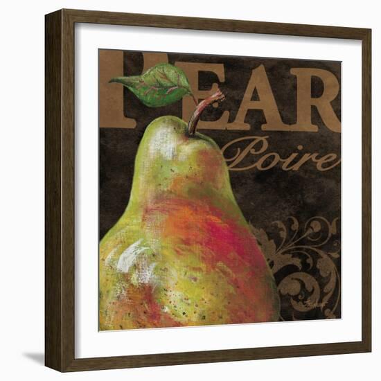 French Fruit Pear-Todd Williams-Framed Art Print