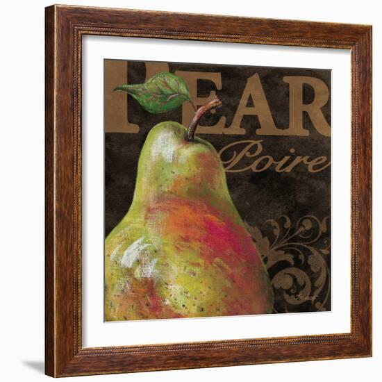 French Fruit Pear-Todd Williams-Framed Art Print