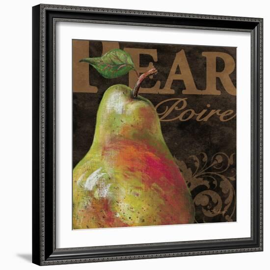 French Fruit Pear-Todd Williams-Framed Art Print