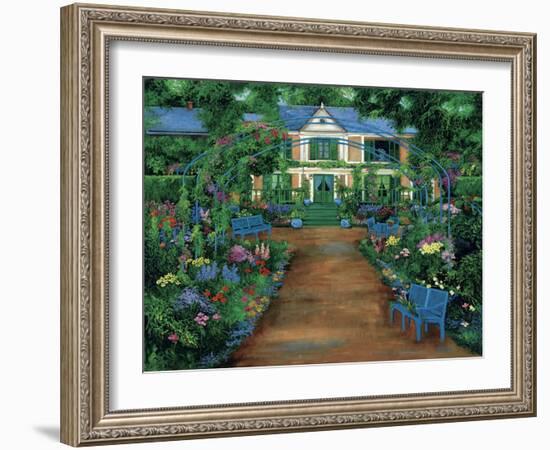 French Garden-Betty Lou-Framed Giclee Print