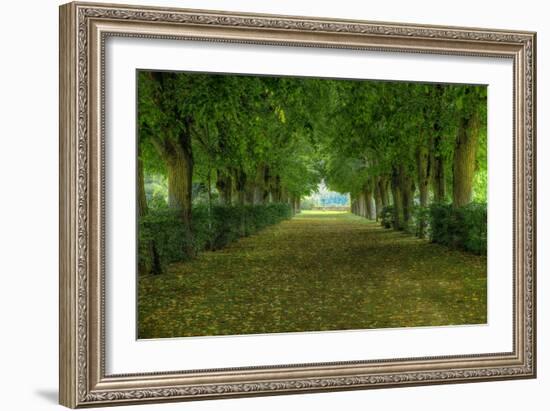French Gardens-Shelley Lake-Framed Art Print