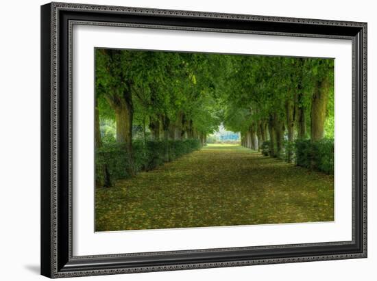 French Gardens-Shelley Lake-Framed Art Print