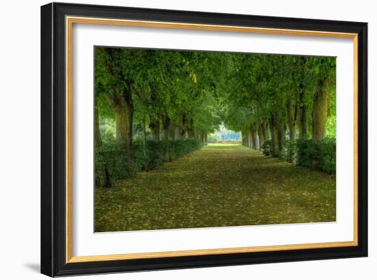 French Gardens-Shelley Lake-Framed Art Print