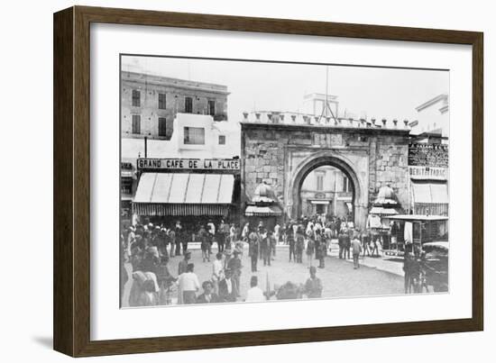 French Gate a Tunis, Tunisia-null-Framed Art Print