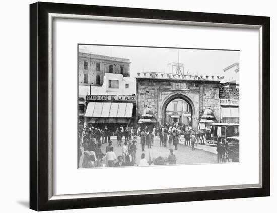 French Gate a Tunis, Tunisia-null-Framed Art Print