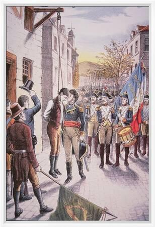 French General Jean Sarrazin Kisses Hanged Irish Rebel Patrick Walsh'  Giclee Print | Art.com