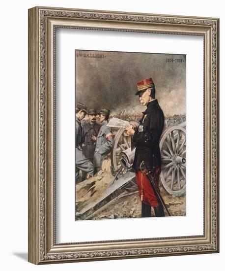 French General Joseph-Simon Gallieni, 1916-Ferdinand Roybet-Framed Giclee Print