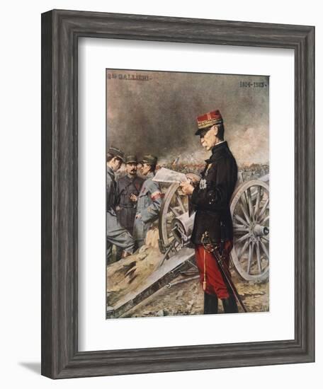 French General Joseph-Simon Gallieni, 1916-Ferdinand Roybet-Framed Giclee Print