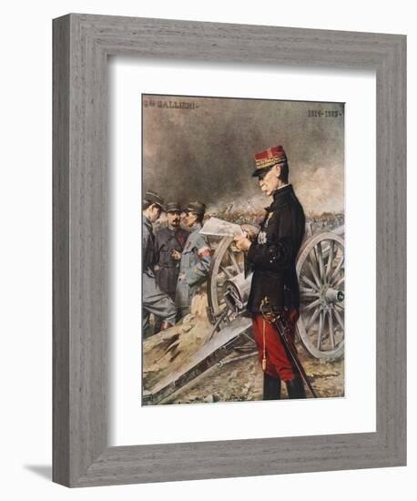French General Joseph-Simon Gallieni, 1916-Ferdinand Roybet-Framed Giclee Print
