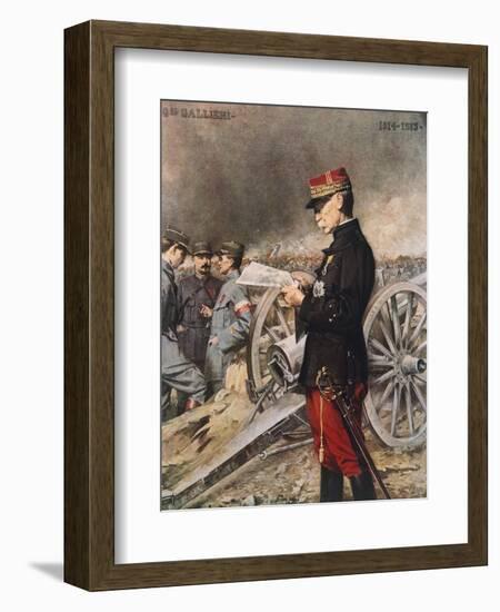 French General Joseph-Simon Gallieni, 1916-Ferdinand Roybet-Framed Giclee Print